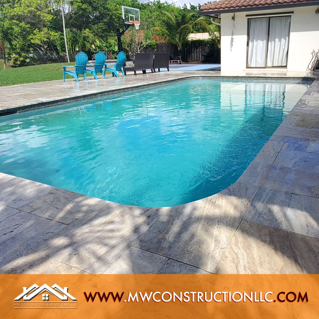 _MWconstruction's tweet photo. Pool renovation can be done in a number of ways. We can help you find the one that best suits your space.👍
#PoolDecking #Hardscapebrotherhood #Pool #BackyardLiving #PoolRemodeling #TuesdayVibes https://t.co/2w5SdC9X6U