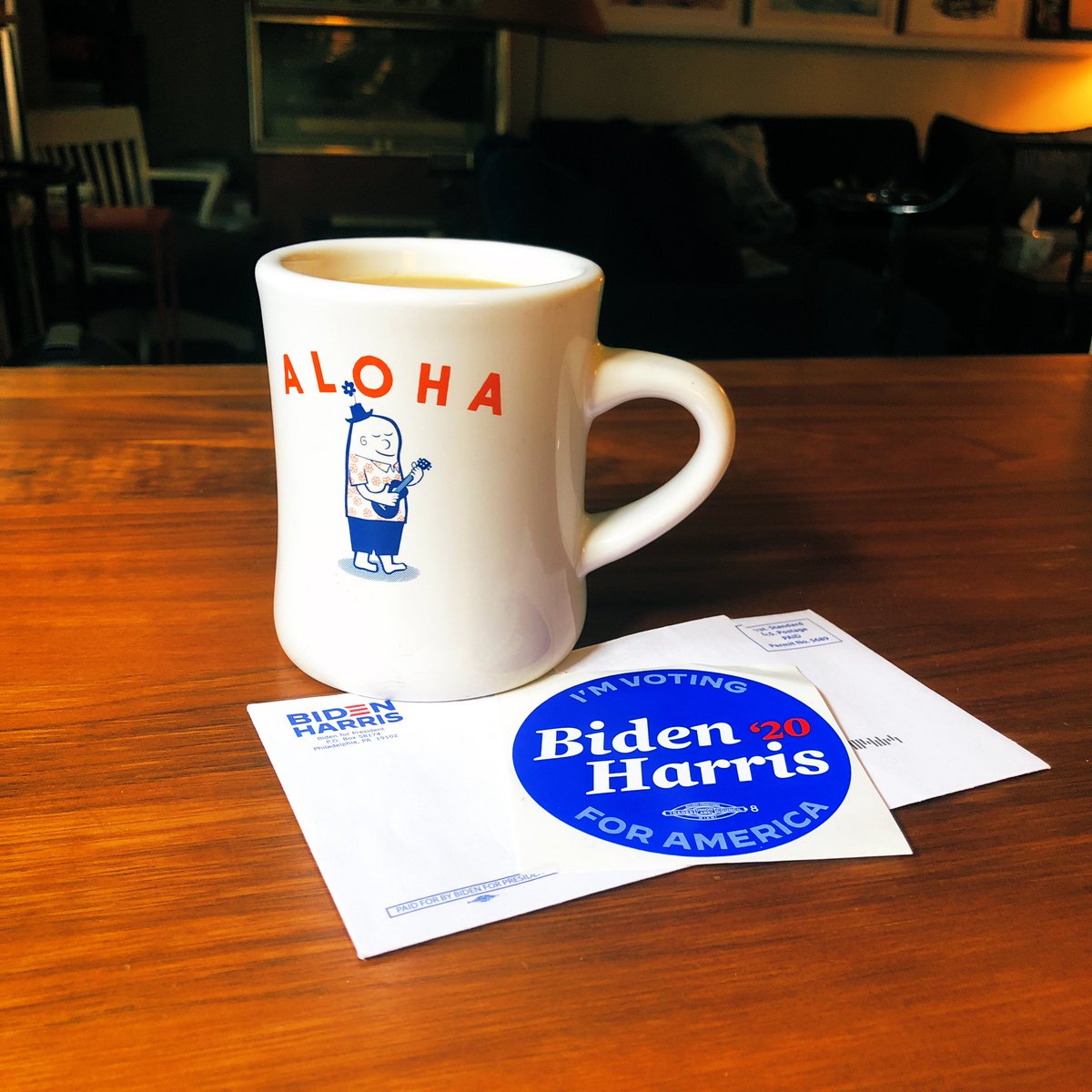 michaeljoel's tweet photo. Sharing a spirit of Aloha with you today. 

#VOTE #BidenHarris2020 https://t.co/81AxOOGMT2