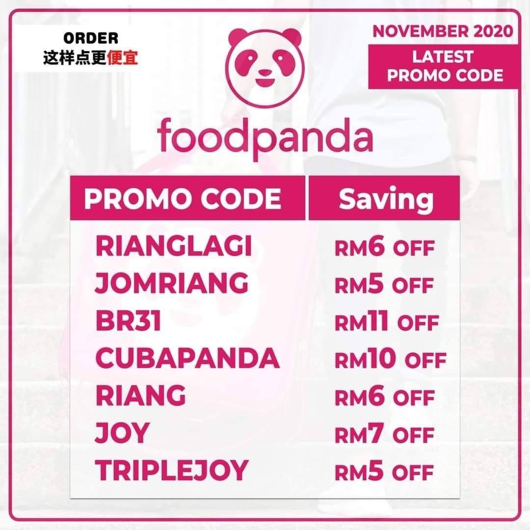 Foodpanda promo code october 2021