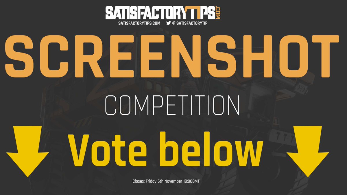 Satisfactorytip's tweet photo. Voting is now open for our Community screenshots competition.

The entry with the most likes will win £10 and go through the the live show on the 7th for a chance to win an additional £10

How to vote

1. Expand the thread below
2. Like your favourite
3. Comment and Share https://t.co/1jthX28pL6