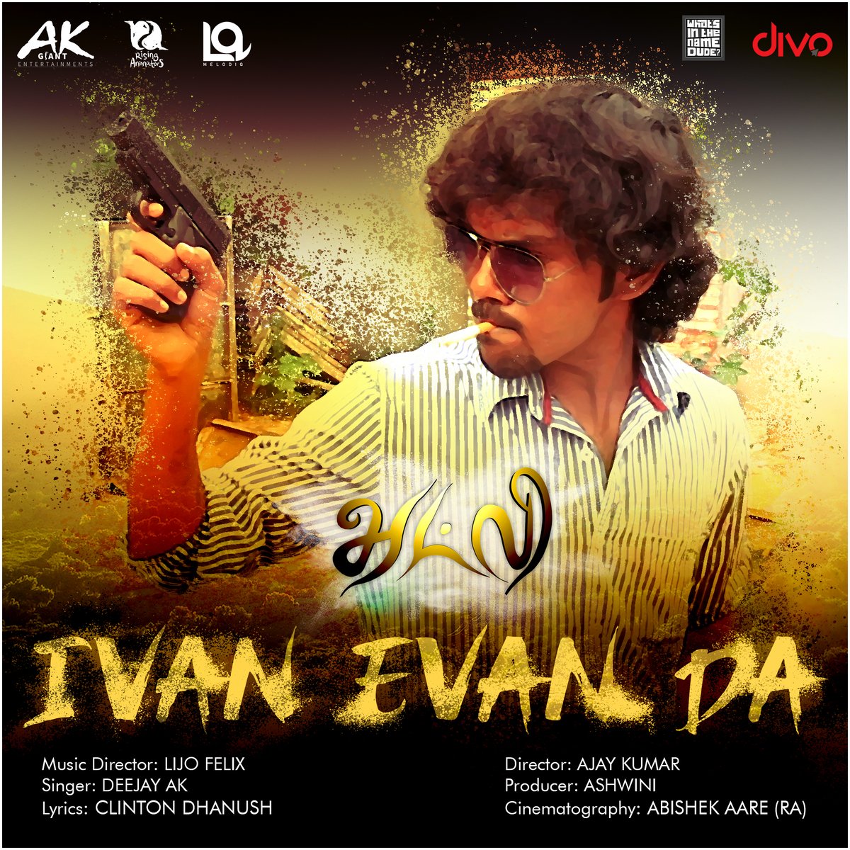 divomovies's tweet photo. Here it is,"Ivan Evan Da" Lyric Video from "Atlee" Short Film 🎬by #AjayKumarAK, Now Playing on @divomovies
🎼by #LijoFelix
✍by #ClintonDanush
🎤by #DeejayAK
⏯ https://t.co/93RWRpmU5V
🎧 https://t.co/pmyFmIWbxV
#Atlee #IvanEvanDa #shortfilm #Tamil #AjayKumarV #AshwiniAishu https://t.co/RAx2XotlmL