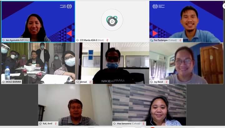 MinistryLabor's tweet photo. ORIENTATION - SEMINAR FOR THE OFFICIALS OF THE MINISTRY OF LABOR AND EMPLOYMENT RELATIVE TO THE IMPLEMENTATION OF COMMUNITY EMERGENCY EMPLOYMENT PROGRAM (CEEP) CONDUCTED BY INTERNATIONAL LABOUR ORGANIZATION (ILO) VIA ZOOM (Oct. 13, 2020) https://t.co/RA2suTft7K