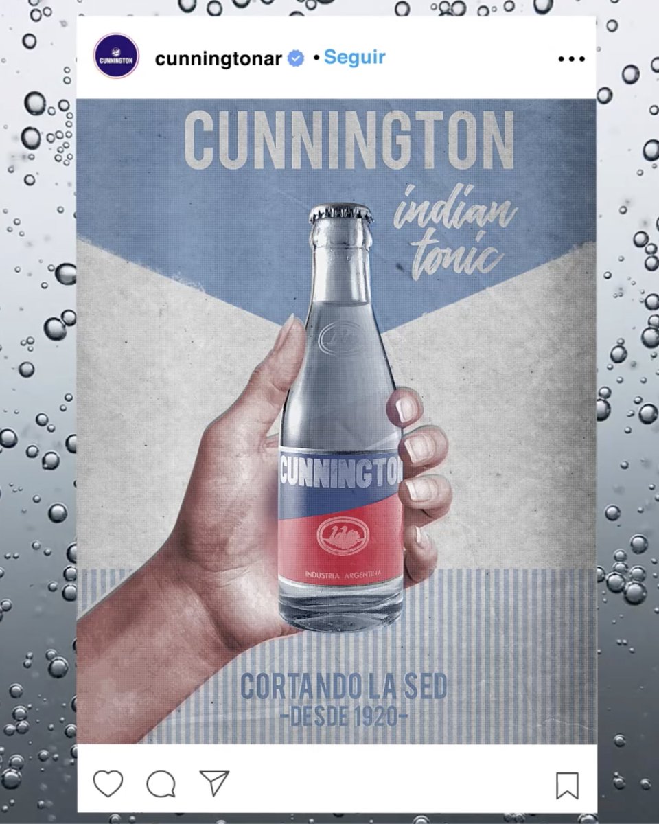 Cortando la sed desde 1920
.
#cunnington #indiantonic
