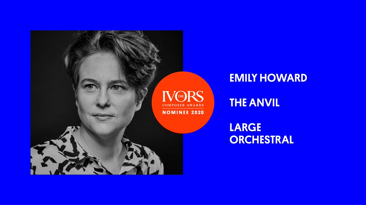 IvorsAcademy's tweet photo. #TheIvorsComposerAwards 2020 nomination for LARGE ORCHESTRAL 🎼 ✨
The Anvil by @EHowardComposer https://t.co/EgeOpvGdRM