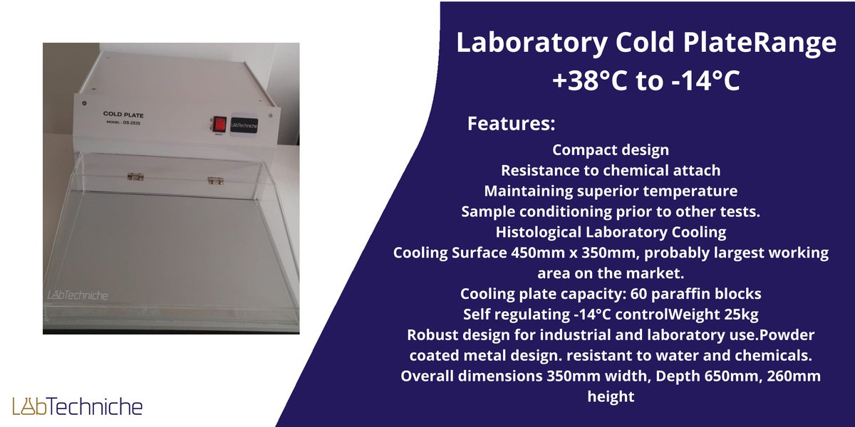 LabTechniche's tweet photo. Check out our Histology range and our Hot and cold plates
#histology #hotplates #coldplates #medical #technology #science #laboratory #research #tissue https://t.co/j055cgdYMT