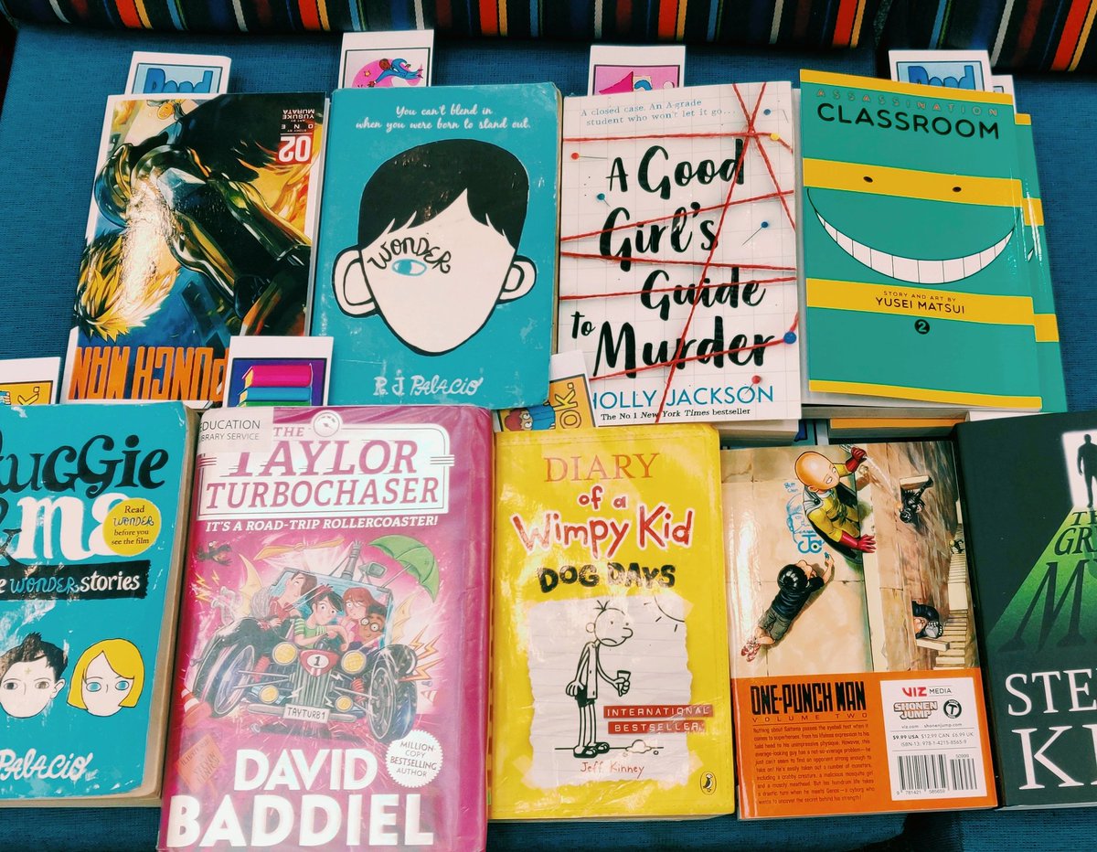 NestonHSlibrary's tweet photo. Year 8 have chosen some great titles via our Virtual Library - here's part of today's delivery. It makes tutor time such a lovely part of the day! Year 9, you'll be getting your log on details this week so watch this space! https://t.co/7NLVgRXd57