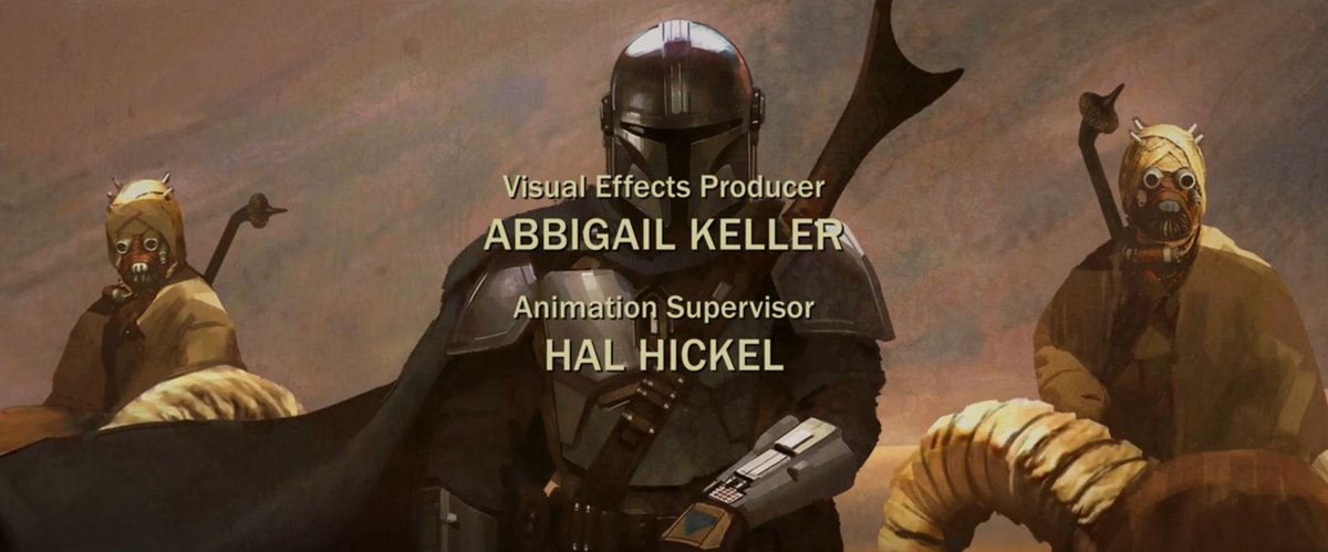  #TheMandalorian   is  @ILMVFX Animation Supervisor on Mando. He worked on Toy Story, Space Cowboys, Pirates of the Caribbean, Rango, Rogue One, The Phantom Menace, Attach of the Clones, Super 8, Pacific Rim, the Mandalorian...