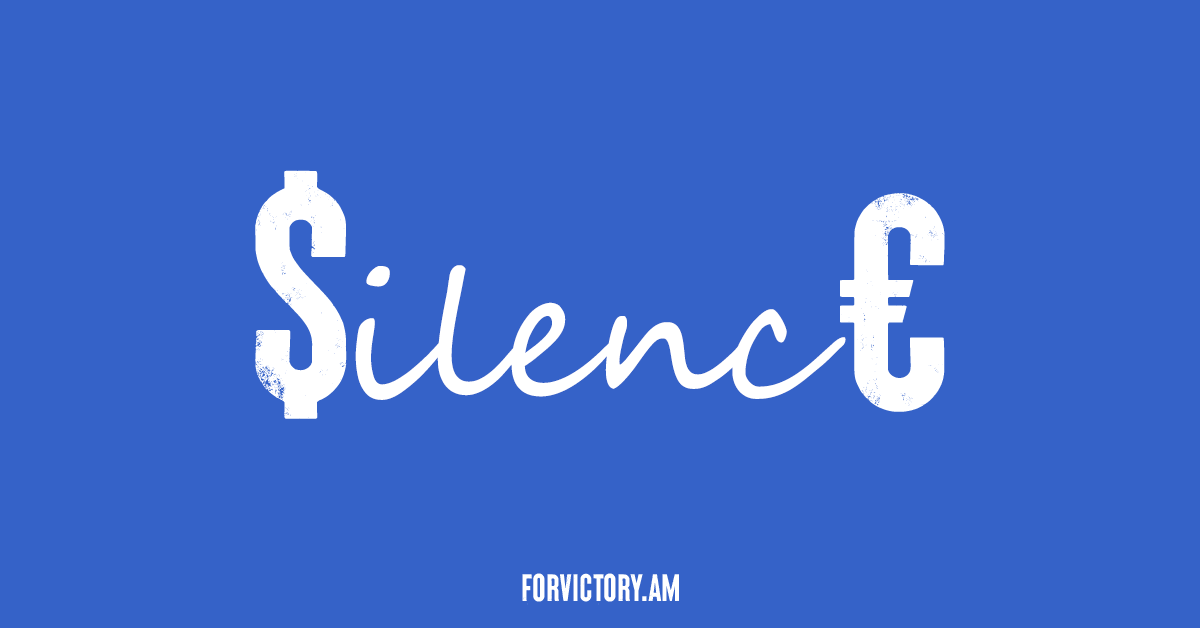AmForvictory's tweet photo. The world’s bribed formula of silence💰
Make the world speak and save lives.💰

#TerroristAttacks #Turkey #NagornoKarabakh  #ArtsakhAgainstTerrorism #Armenia https://t.co/3GNnUicdlW