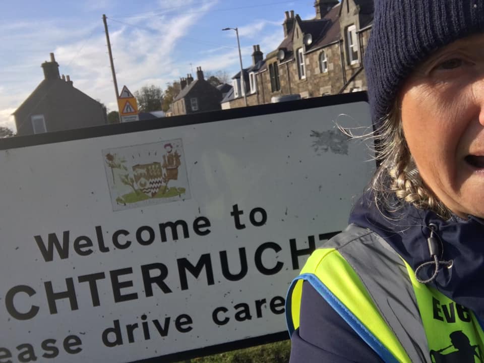 YesDayScotland's tweet photo. Ever Uan Beag believes so fervently in the capabilities of Scotland's National Blockchain Covenant. 
That since 18.9.2020 she has walked 800 miles. 
Today, Cupar to Leven to Glenrothes. 
#SignTheCovenant via https://t.co/6YZxQIgCUD https://t.co/xVIiUj1wNA