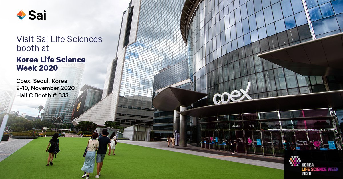 If you are headed to Korea #LifeScienceWeek 2020, do stop by at our booth to learn more about our services and how #SaiLifeSciences, a full-service #CRDMO can accelerate your #NCEdevelopment programs. To know more about us, visit sailife.com