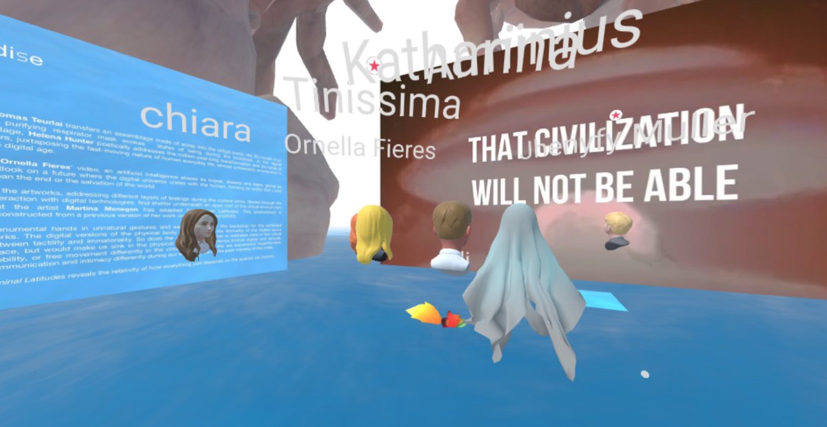 Tomorrow at KARA AGORA in <a href="/MozillaHubs/">Mozilla Hubs</a> is going to be a very special tour of the exhibition space Domestic Dreams with curator Mara-Johanna Kölmel 🤍💙🤍 

Join us tomorrow and let's explore more of KARA AGORA together!

fb.me/e/3hOb5IDg8

#karaagora #bunchofkunst