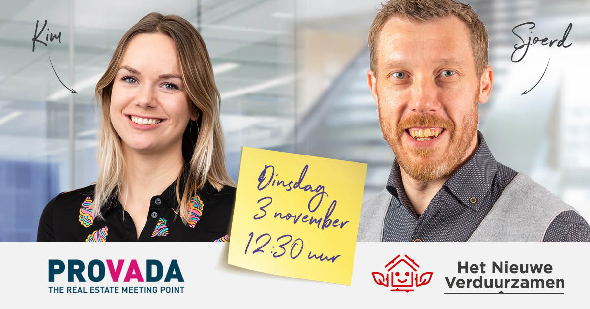 barbaravdbree's tweet photo. Collega's Kim Wijnen en Sjoerd Pronk @VanWijnenGroep presenteren komende dinsdag 3 november om 12.30 'Het Nieuwe Verduurzamen' tijdens @Provadare. Doe mee! Tickets via https://t.co/c4xf3KJAnw https://t.co/oVpy400L1P