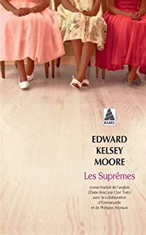 Babelio's tweet photo. @edkmoore a new french review of Les Suprêmes on Babelio : "Lu sur le conseil de ma bibliothécaire, j'ai passé un très bon moment en compagnie des 3 Suprêmes, trois copines afro-américaines d'une cinquantaine d'années. On suit leurs histoires de vie, r... https://t.co/MeqsFWRdEX https://t.co/RUJPTAoMJo