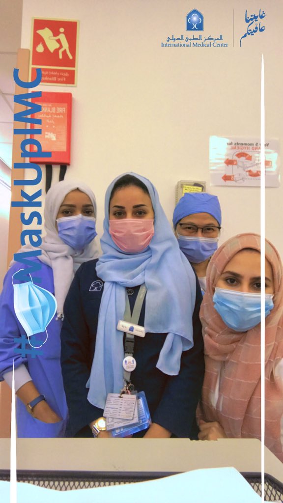 KhloodFayez's tweet photo. #MaskUpIMC
Mask up in OB/GYN department😁 https://t.co/43ax3dLuoW