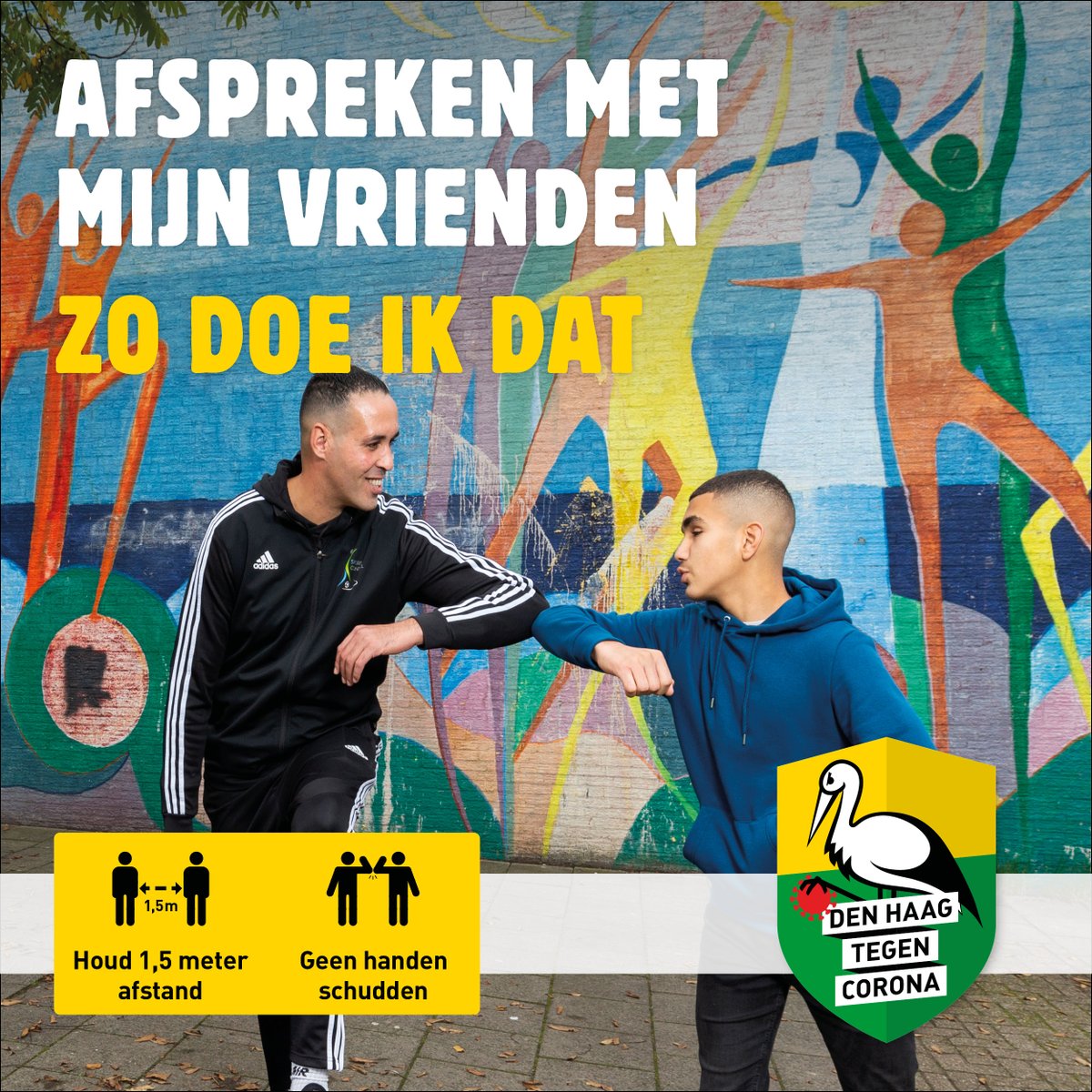 Vandaag start de campagne ‘Den Haag tegen corona’. Een campagne van Den Haag voor Den Haag. Daarom zijn zoveel mogelijk middelen ontwikkeld waarmee mensen zelf aan de slag kunnen om het goede voorbeeld te geven. 
👇
denhaag.nl/nl/in-de-stad/…