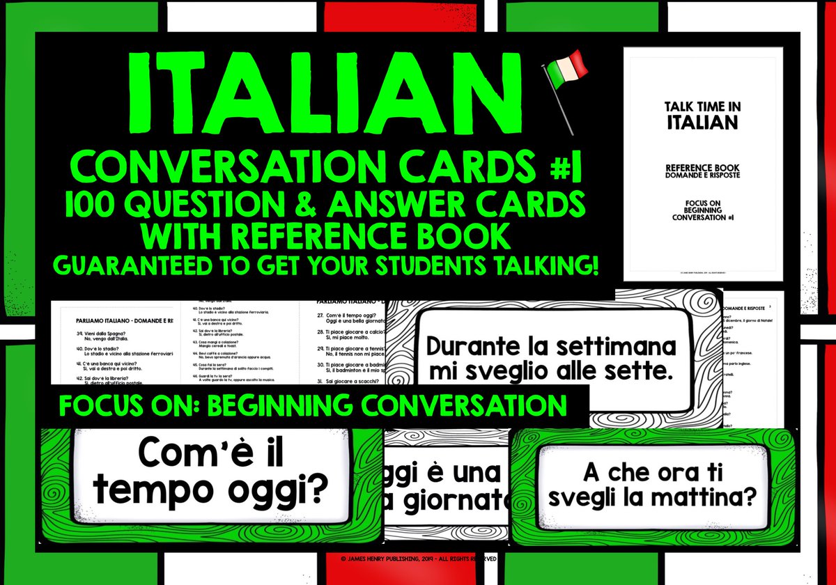 LivelyLangs's tweet photo. Down to a dollar today - Italian Conversation &amp; Speaking Practice #italian #tptitalian #tptdollardeals #dollardeals #worldlanguages #italienisch #italiano #learnitalian #italianteacher #beginneritalian #italianconversation https://t.co/KVZpS8fFJ4 https://t.co/CB8xF8RhVE