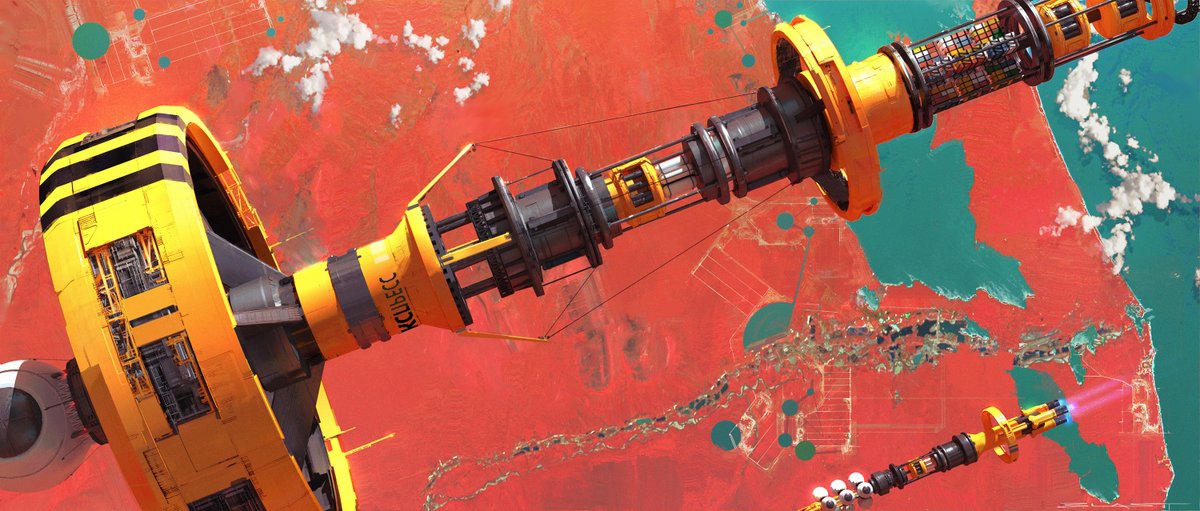  #TheMandalorian   Let's continuer with the concept artists. @BenjaminJLast worled on The Batman, Jurassic World 3, Deadpool 2, Hobbs &Shaw and The Rise of Skywalker (2019).His "Orbital Express" original work is a personal favorite.