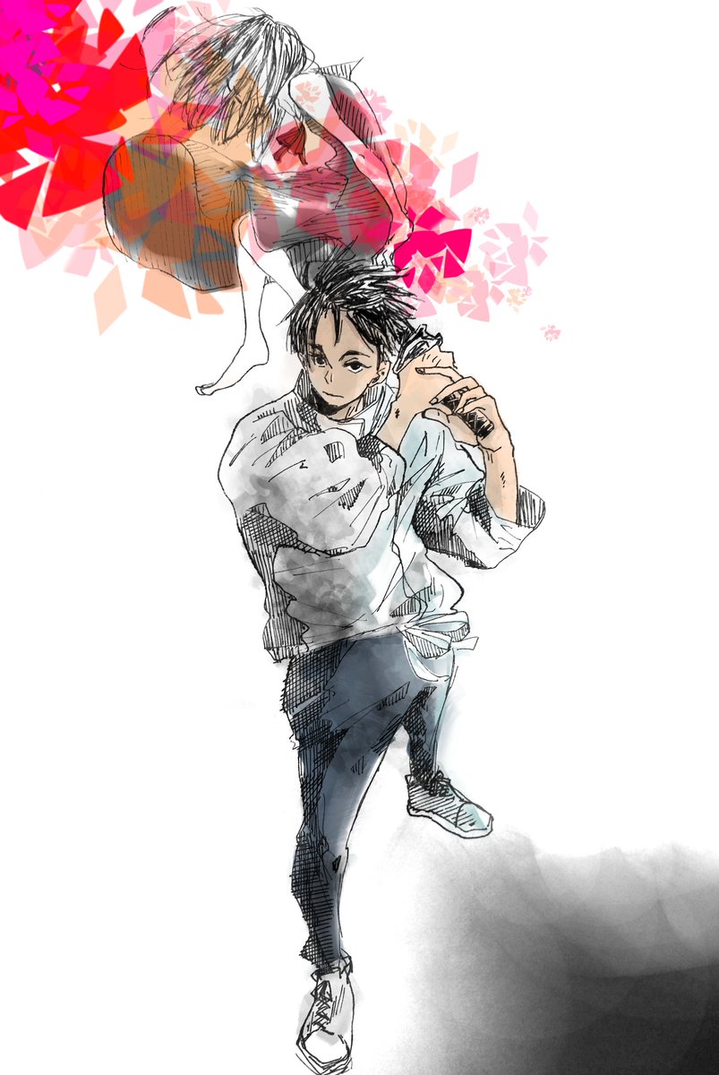 乙骨憂太 呪術廻戦 乙骨先輩と里香ちゃん Tanaのイラスト