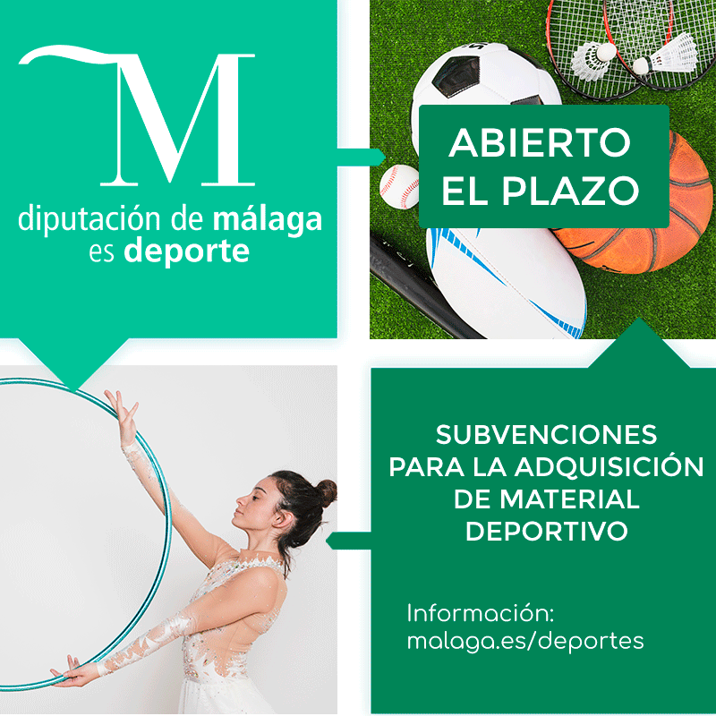 DeportesDipMlg's tweet photo. 📣Abierto el plazo para las #subvenciones a clubes y federaciones a través de 3️⃣ líneas:
🔵Contratación de técnicos deportivos 🤾🤸
🔵Adquisición de material deportivo ⚽️🏀
🔵Adquisición de material higiénico🥼😷
ℹ️ https://t.co/33BoWjgElU
#planmalaga #ayudasaldeporte https://t.co/9r2hm8z1RF