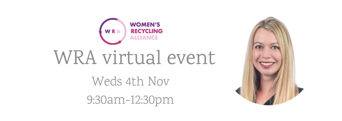 clearpointrec's tweet photo. Tomorrow, @womensrecycling will be firing up #Zoom for its first-ever virtual event!

With networking, a #ProfessionalDevelopment talk from @SpringboardTrng and an #industry presentation led by @Fieldfisher, it's set to be a great event.

Register here: https://t.co/h8X9JbihrP https://t.co/DQbcjxnqkh
