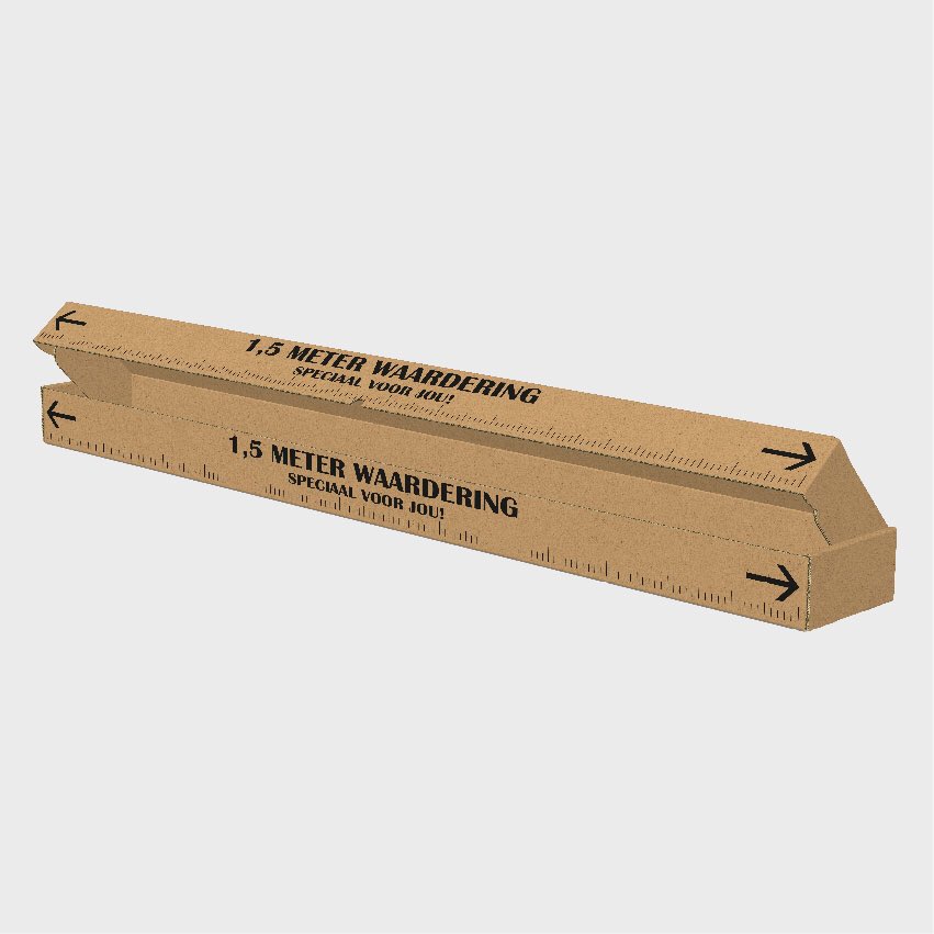 JongeneelBV's tweet photo. 1,5 meter waardering speciaal voor jou! 🌟
Toepasselijke doos voor een kerstpakket in deze tijd. Maat doos: 150x18x9 cm, te bestellen in onze webshop onder artikelnummer 477749.
#packaging #box #industry #showroom #kerstpakket #corona #covid #craft #verpakking #jongeneel https://t.co/ZYqbPgR6Zs