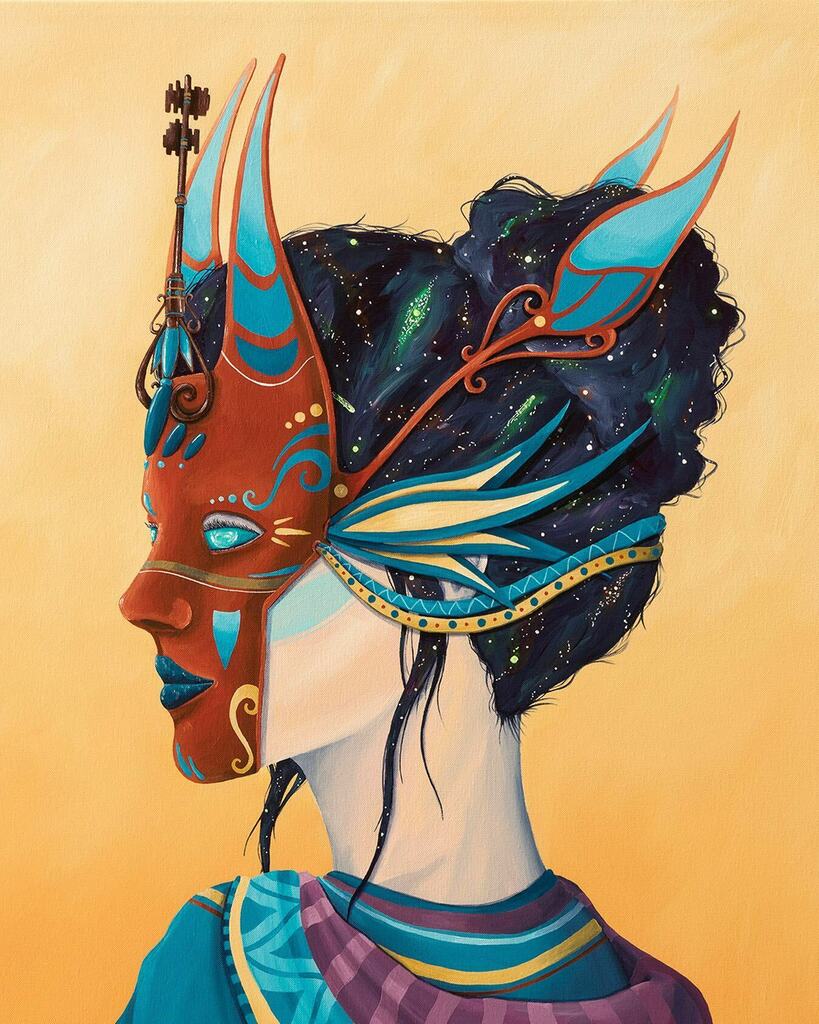 Skountart's tweet photo. Detail of another painting I’ve been working lately for an upcoming exhibition in LA. More info soon!
-
#painting #woman #masks #art #artwork #losangeles #illustration #portraitpainting #etnico #contemporaryartist #falseface https://t.co/xvCDB2nP1c