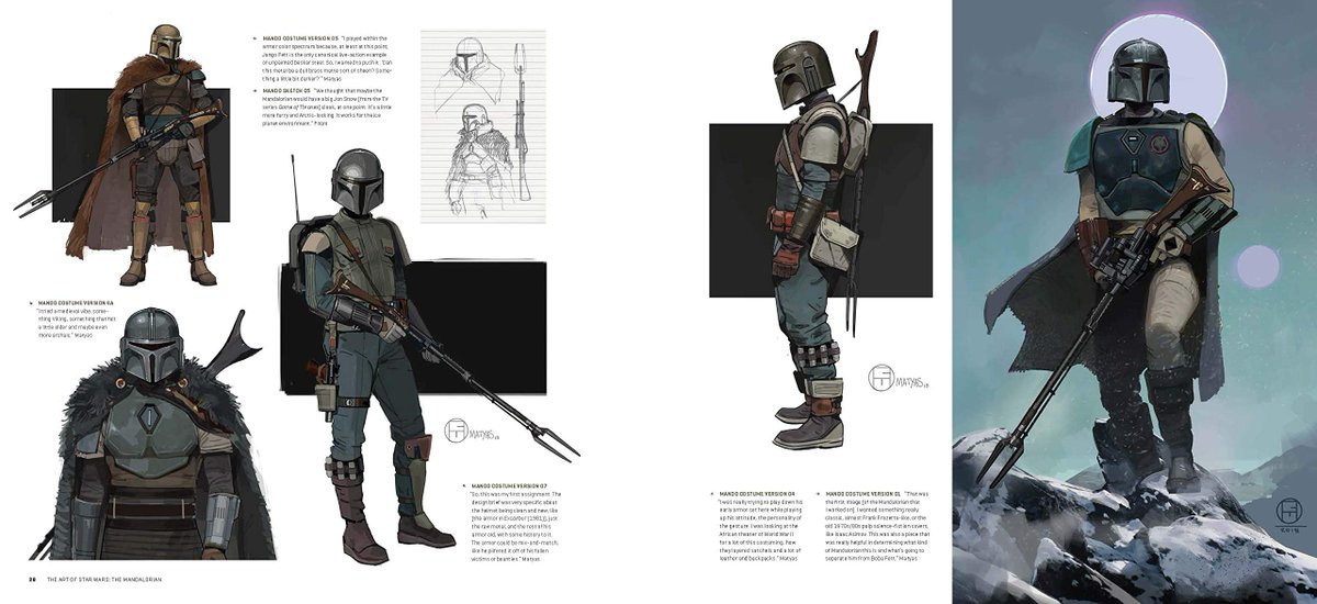  #TheMandalorian   Can't forget concept researcher  @PhilSzostak - the best account to follow here if you love SW concept design.He wrote most of the recent "Art of SW" books, and we're waiting his Art of Mandalorian (Season 1 only) for next month.