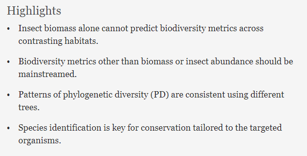 New paper comparing metrics of wild bee diversity in urban, agricultural, and natural habitats across Belgium. Insect biomass is not a consistent proxy for biodiversity metrics in wild bees  #ecologicalindicators #wildbees sciencedirect.com/science/articl…