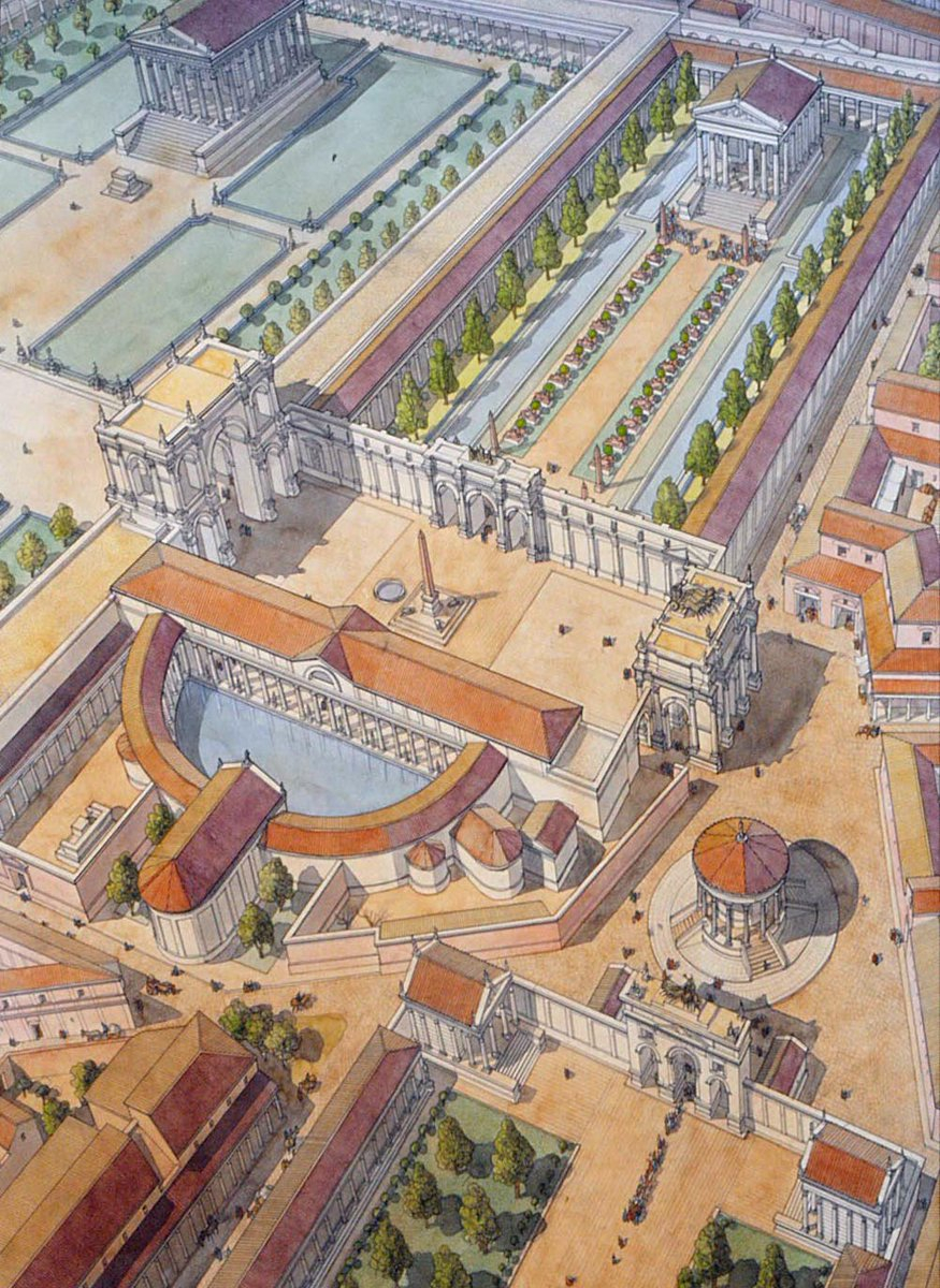 Las isia se popularizaron en Roma a partir de la conquista de Egipto (30 a.  C.) A pesar de que tanto Augusto como Tiberio se opusieron a su  celebración, Calígula las favoreció,, image size:875x1200