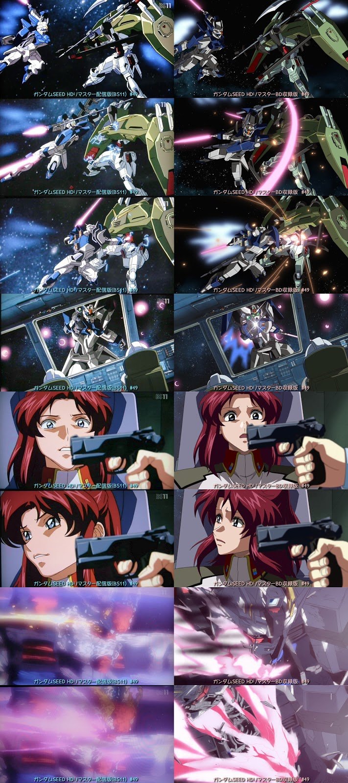 Normanicgrav As Some Folks Have Noticed Nozomi Apparently Used The Tv Re Broadcast Version And Not The Jp Blu Ray Version For Mobile Suit Gundam Seed On Top Of The Black Levels