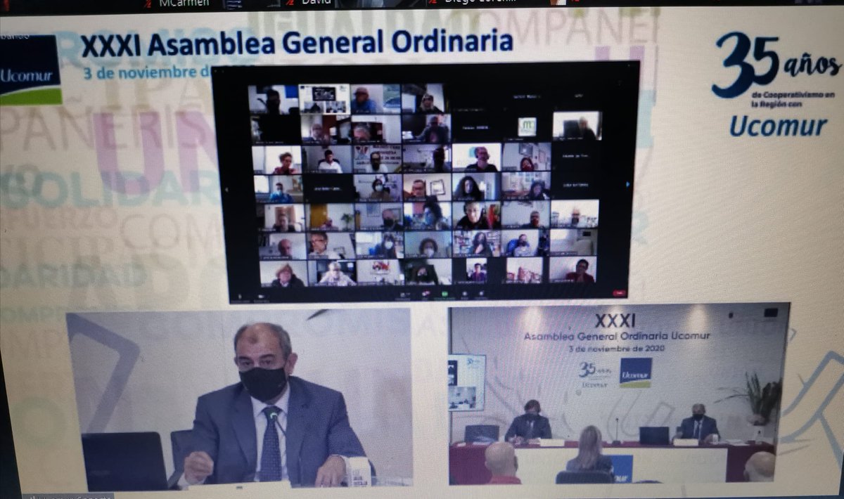 CEPES2's tweet photo. #AsambleaUcomur 🗣️@japedreno, presidente de @ucomur: "La región de Murcia se sitúa a la cabeza de España en la creación de #cooperativas y en transformaciones empresariales que permiten #salvarempleos." https://t.co/43LT3sJZNf