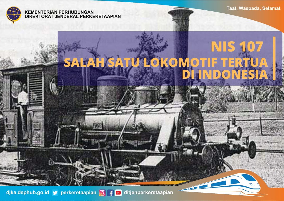perkeretaapian's tweet photo. Lokomotif ini produksi Hanomag, Jerman tahun 1901 ini memiliki sumber tenaga berasal dari uap air hasil dari pembakaran kayu bakar maupun batu bara. Dioperasikan oleh Nederlands-Indische Spoorweg Maatschappij (NIS) merupakan salah satu perusahaan kereta api swasta Hindia Belanda https://t.co/cf2SqeRxhb