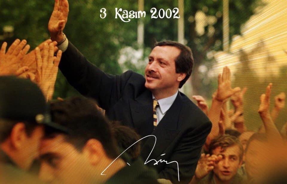 nurettinkilic25's tweet photo. “Bugünden sonra Türkiye’de hiçbir şey eskisi gibi olmayacak!” Recep Tayyip Erdoğan 
3 Kasım 2002

Her şey Türkiye için #Millette hizmette 18 yıl# https://t.co/X7N3gcx5C9