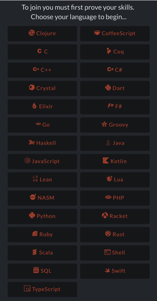 PrograminLovers's tweet image. اذا كنت بحاجة الي تحديات برمجية في لغة البرمجة الخاصة بك ، هذا الموقع أكثر من رائع ، ما عليك الا اختيار اللغة وهتلاقي تحديات جدا رائعة تنمي مهاراتك البرمجية في جميع لغات البرمجة 

codewars.com