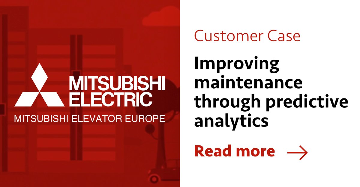 Realizing the potential of #BigData and #PredictiveMaintenance, <a href="/Mitsubishi_EU/">Mitsubishi Elevator Europe</a> chose to leverage the TimeSeries #IoT platform and secure data from their new type of elevators to gain valuable insight.
timeseries.com/case/mitsubish…