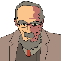 絵柄の違う絵をあげてフォロワーさんを困惑させようキャンペーン 富田勢源のイラスト