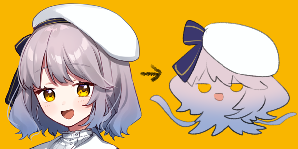 「アイコン遠目で見たらこう見えるからこれでいいやと思って変えた 」|山吹色のイラスト