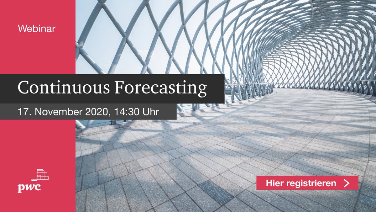 pwc_de's tweet photo. #Forecasting-Prozess leicht gemacht: Gemeinsam mit @Valsight zeigen Ihnen unsere Experten Methodik und Tools zur stetigen Verfügbarkeit von aktuellen Kennzahlen – für mehr Agilität in Ihrer #Unternehmenssteuerung. Jetzt zum Webinar anmelden: https://t.co/KihPZO7V4U https://t.co/jVudFMAgac