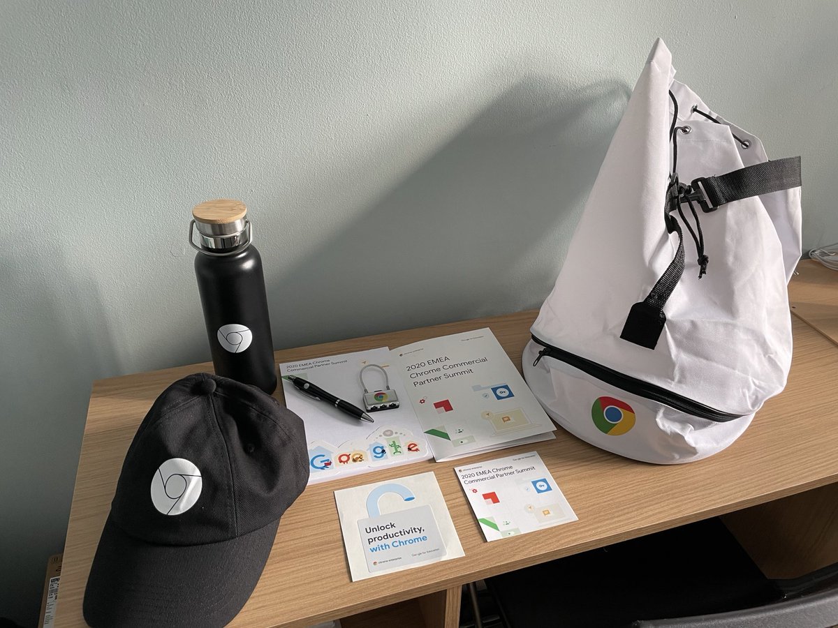 DarronKnibbs's tweet photo. Thanks to ⁦@Google⁩ for the goody bag #UserExperience #enablingusers #unlockyourchromeexperience https://t.co/bnqU89vWJq