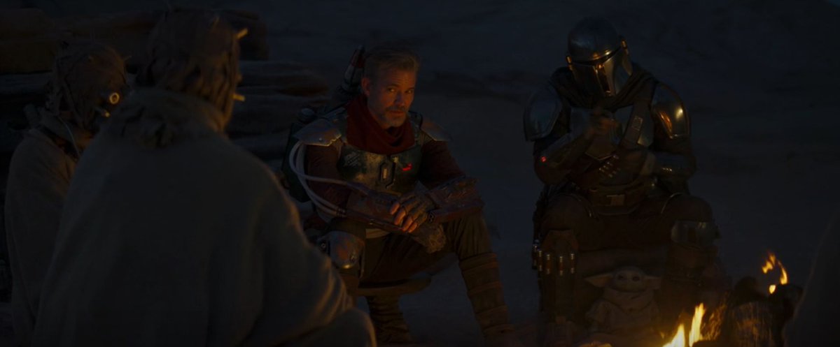  #TheMandalorian    @reallyrenca :"When the team got script, it mentioned sign language. One hearing person on the team knows sign language and that person mentioned that a deaf person should consult the sign language and become the role of being a Tusken Raider."