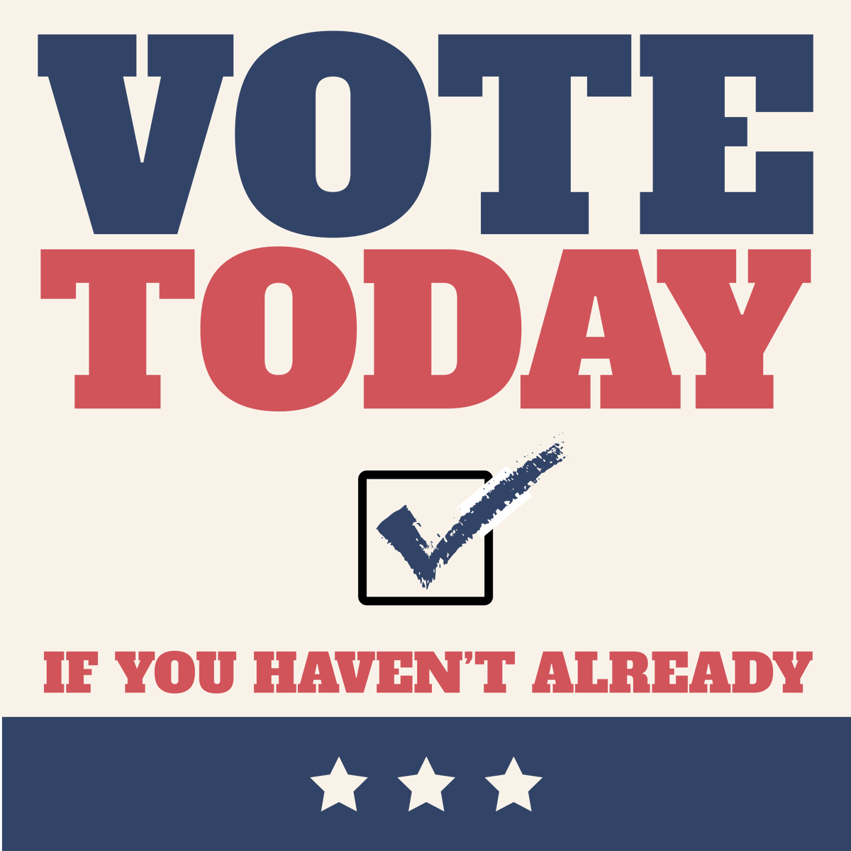 decisely's tweet photo. Today is day!  Don't forget to Vote https://t.co/vLnhkJGs7D