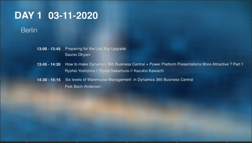 sauravdhyani's tweet photo. Next up is my session.
Preparing for the Last Big Upgrade. #msdyn365bc
@DirectionsEMEA @DirectionsAsia #directions4partners #Directions2020 #directions4partners https://t.co/Zb72FCh1vN