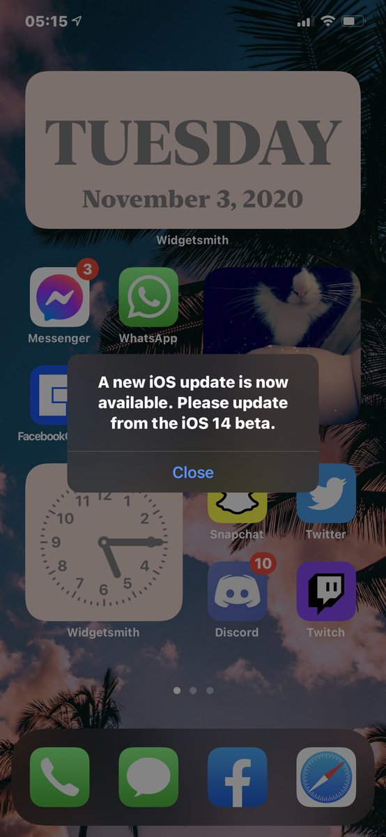 Hey <a href="/Apple/">Apple</a> can you fix this from popping up on my screen EVERY SINGLE TIME I UNLOCK MY PHONE?! Yes, I already uninstalled the beta and updated.