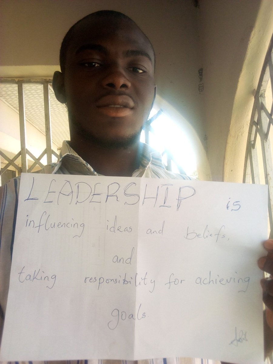 awwalable's tweet image. #BeALeader @CheveningFCDO 

Leadership is influencing ideas and beliefs, and taking responsibility for achieving goals.