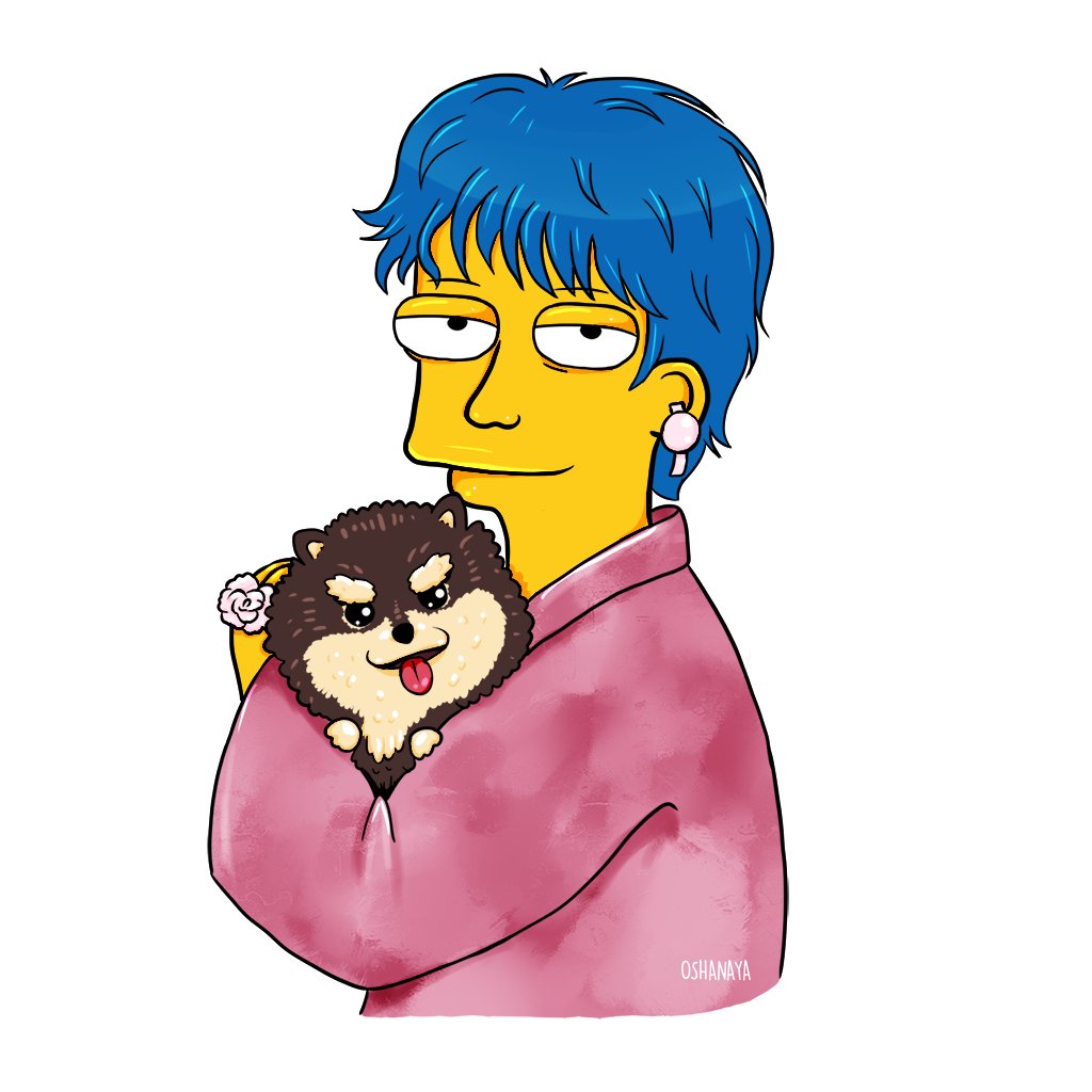 oshanaya_'s tweet photo. 🟡🔵
#btsfanart #simpsons #vimpson #TAEHYNG #김태형 #뷔 https://t.co/BV4I6x4RhC