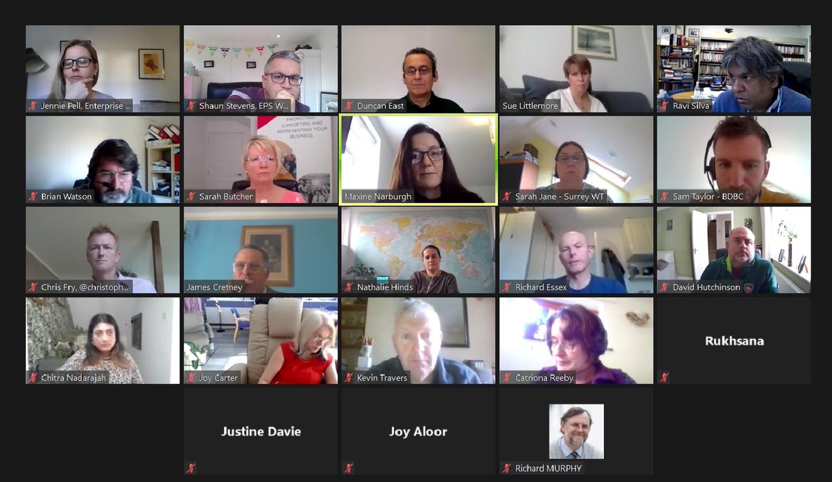 Grant funding sources and economic recovery/renewal are on the agenda at this morning's <a href="/enterprisem3/">Enterprise M3</a> Clean Growth Hub meeting - information will be fed back to our <a href="/HampshireWater/">Hampshire Water Hub</a> Hub members!