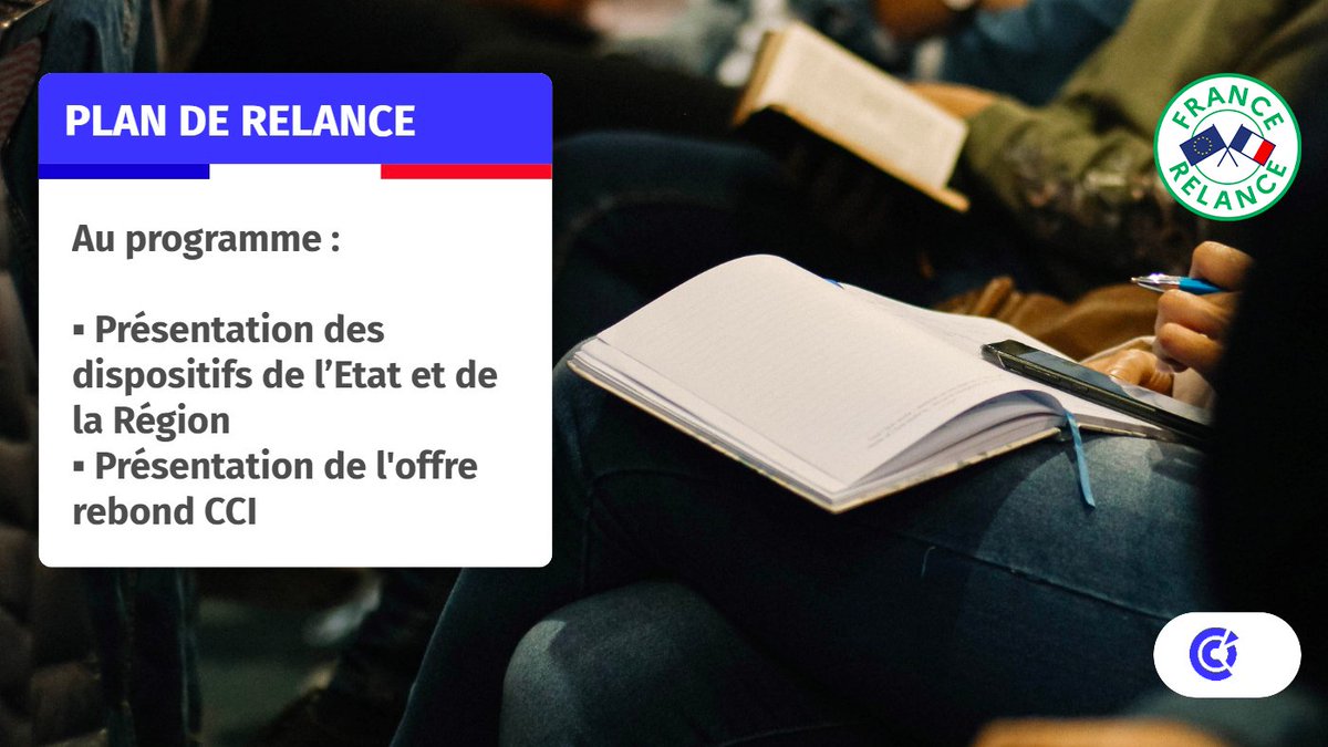 CCINantes's tweet photo. [#Relance] Dirigeants d'entreprises, pour décrypter les mesures du plan de relance, ne ratez pas les prochaines rencontres territoriales ⬇️
✅Le 04/11 👉 https://t.co/xkVhjcuKZA
✅Le 10/11 👉 https://t.co/joQ4xsqEVp
✅Le 17 /11👉 https://t.co/V8Nl9v1t5k
#PlanRelance https://t.co/Z7N8E0SuGo