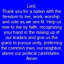 CentServCenter's tweet image. My prayer for Election Day.