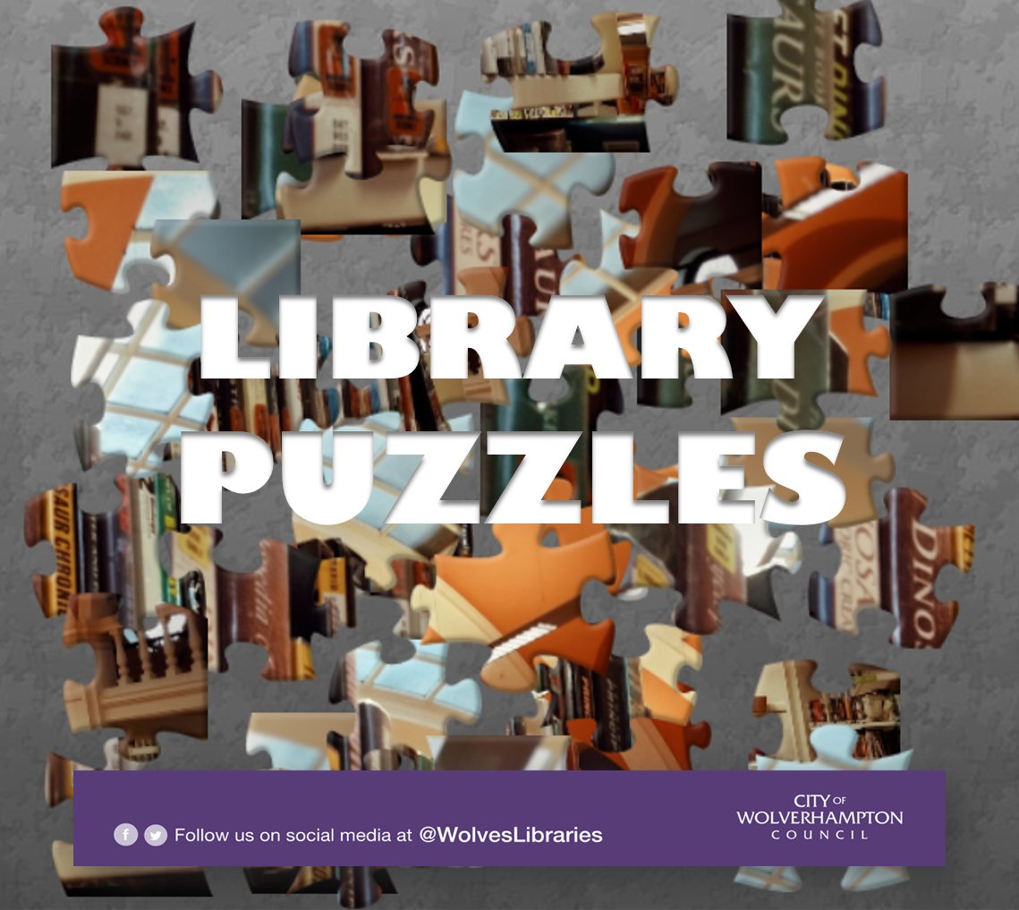 WolvesLibraries's tweet photo. It seems it's #NationalJigsawDay! Check out some of the #LibraryPuzzles we made for you to solve earlier this year here https://t.co/tSCZToBqPB https://t.co/rrV18S733T