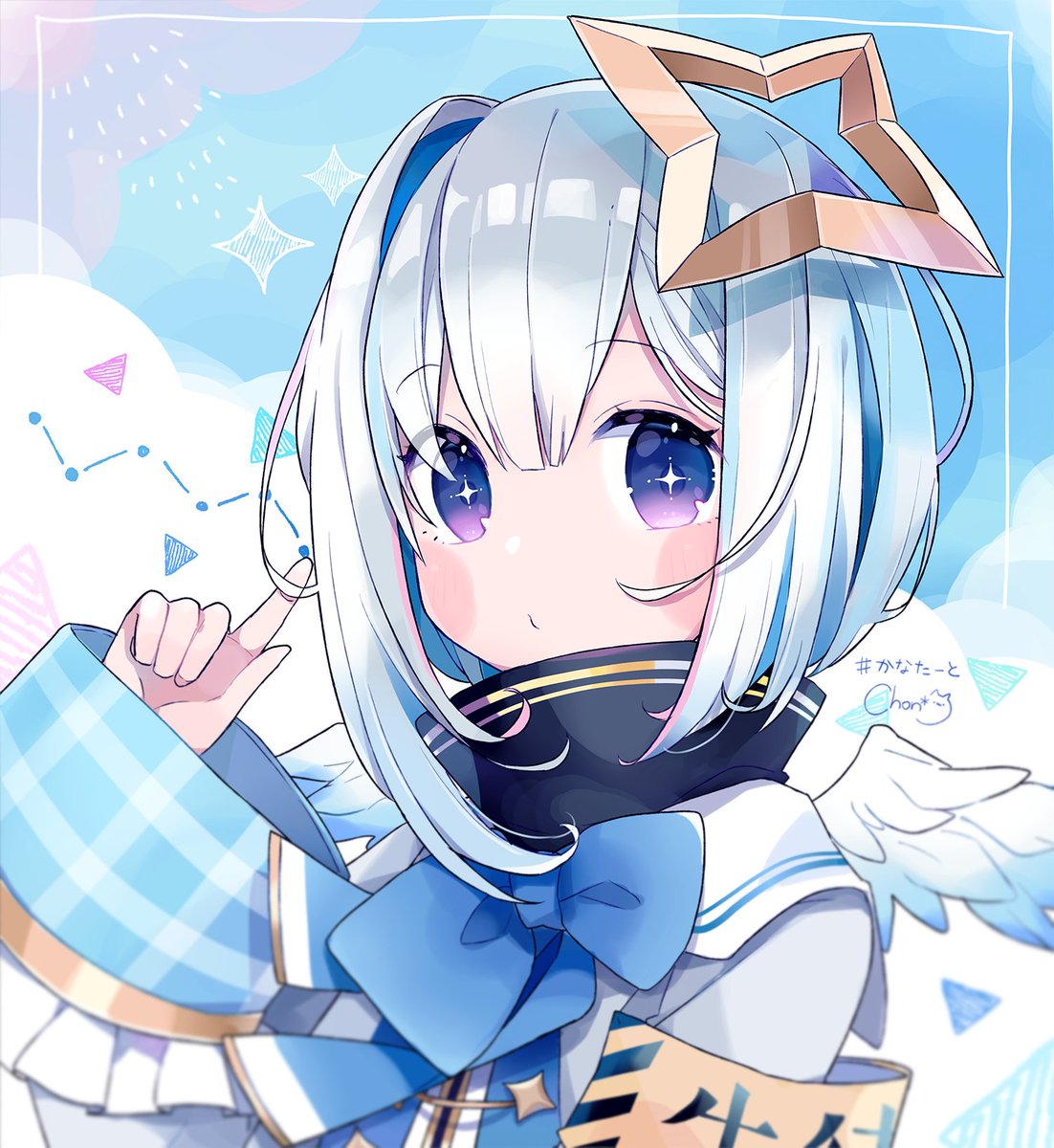 ご依頼絵💫】ホロライブ 天音かなたさんの生誕祭ライブの楽曲